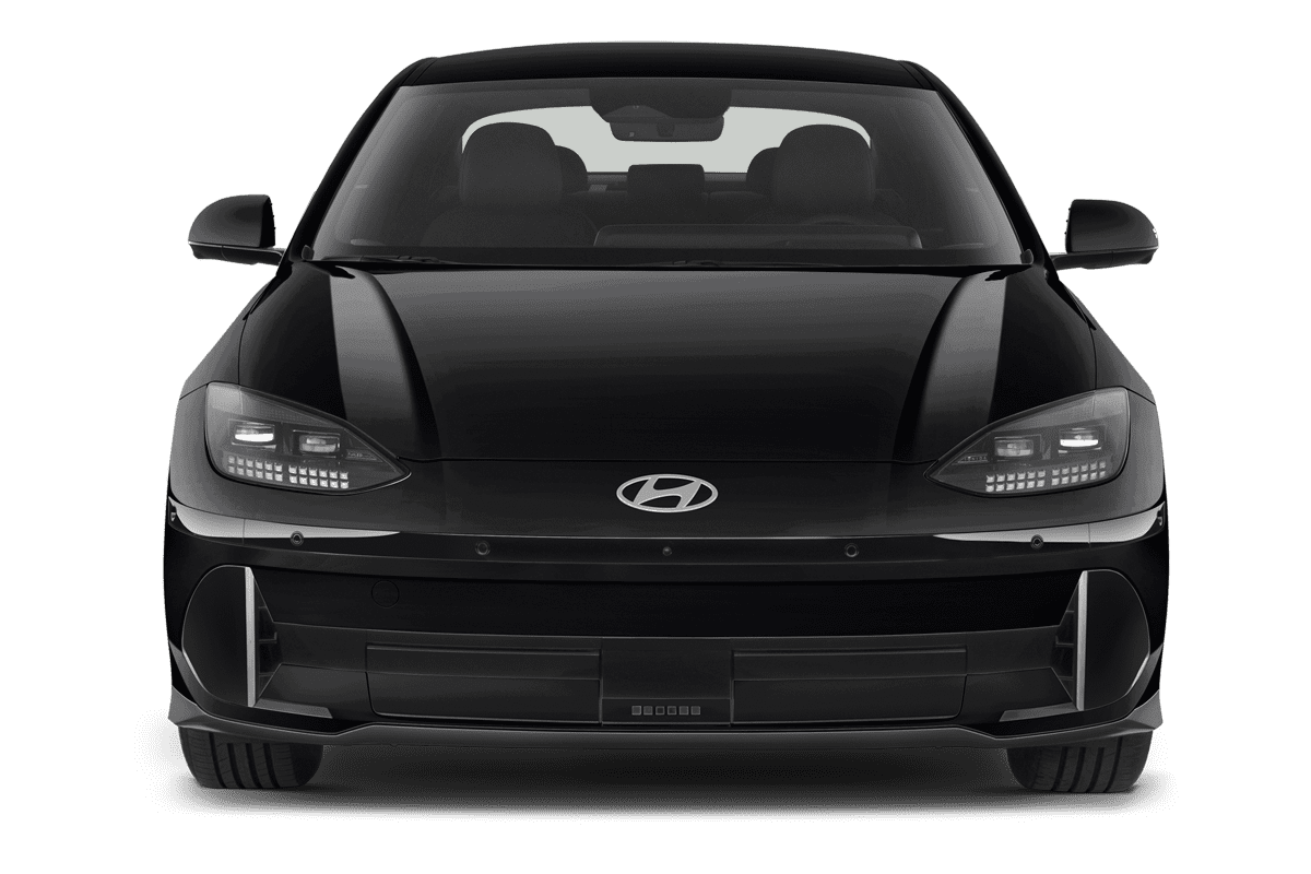 Frontansicht eines Hyundai Ioniq 6, freigestellt