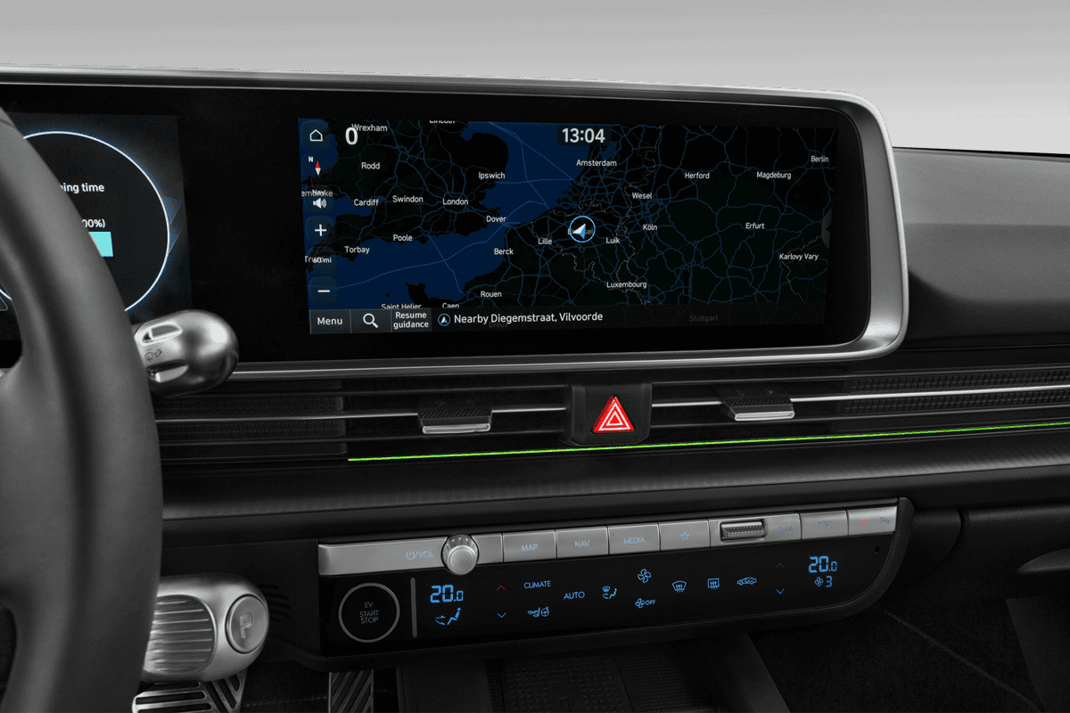 Mittelkonsole eines Hyundai Ioniq 6