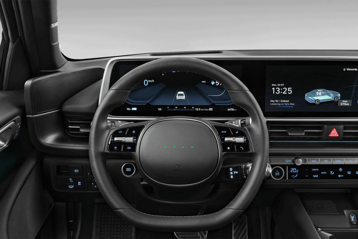 Lenkrad eines Hyundai Ioniq 6