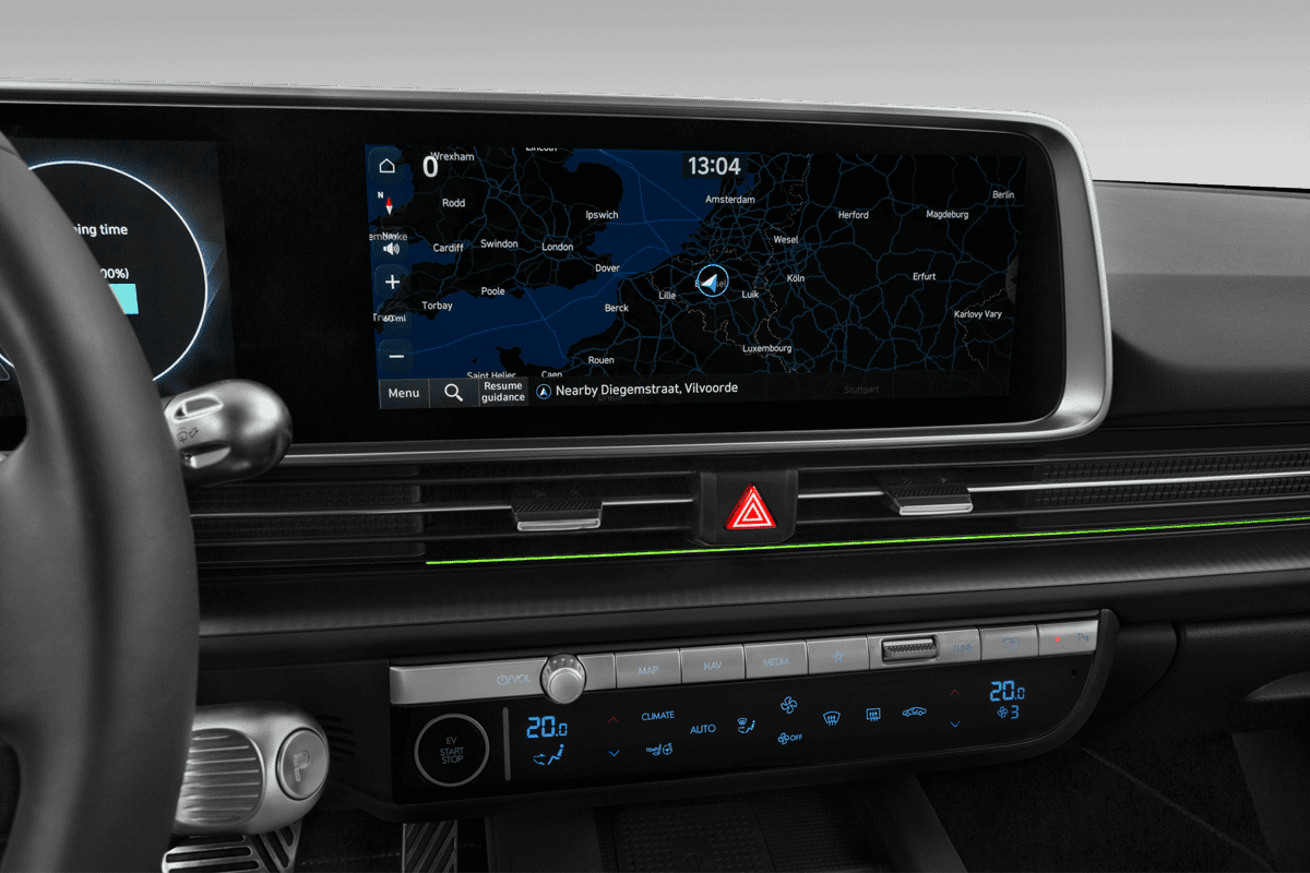 Mittelkonsole eines Hyundai Ioniq 6