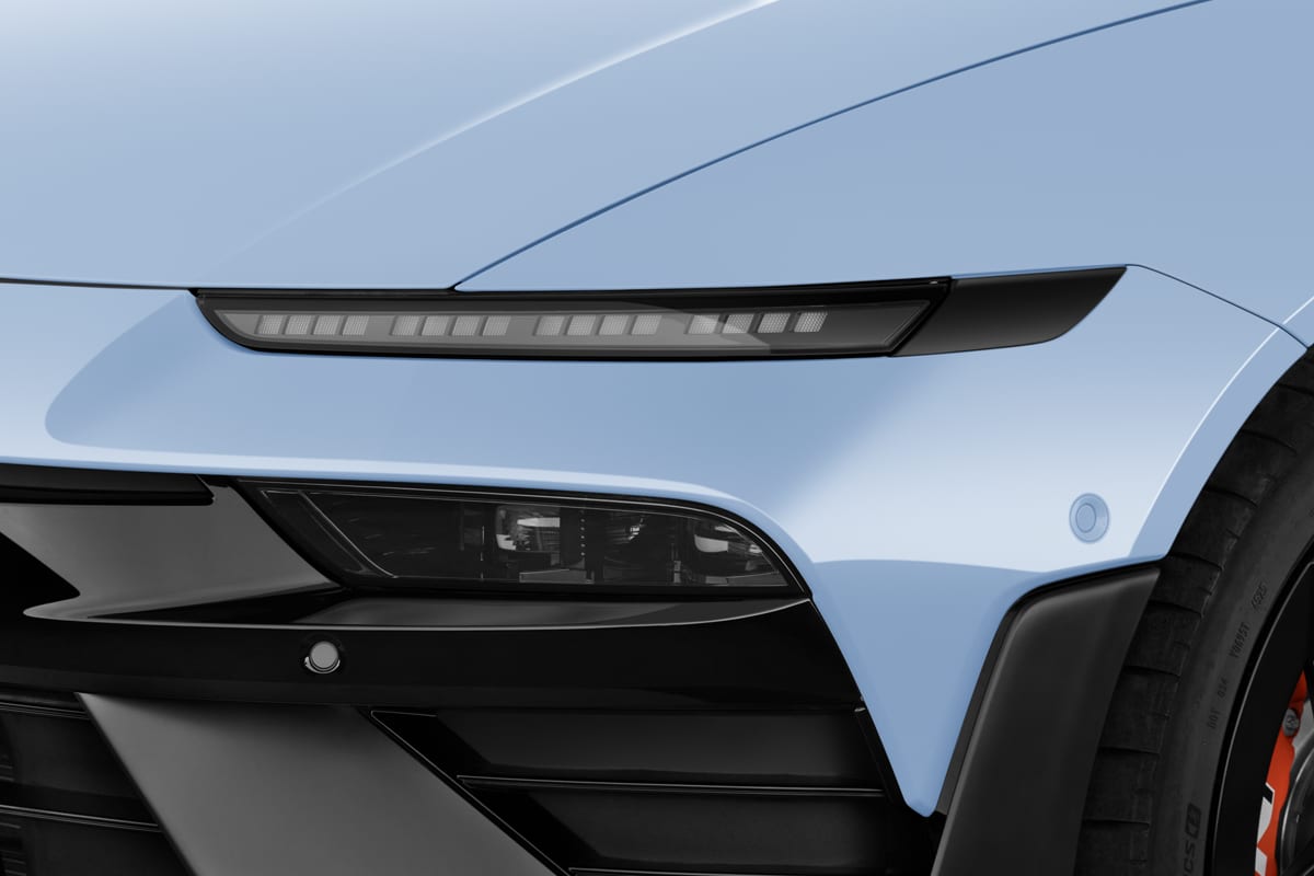 Frontscheinwerfer eines Hyundai Ioniq 6 (neues Modell)