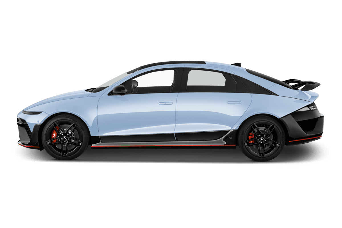 Seitenansicht eines Hyundai Ioniq 6 (neues Modell)