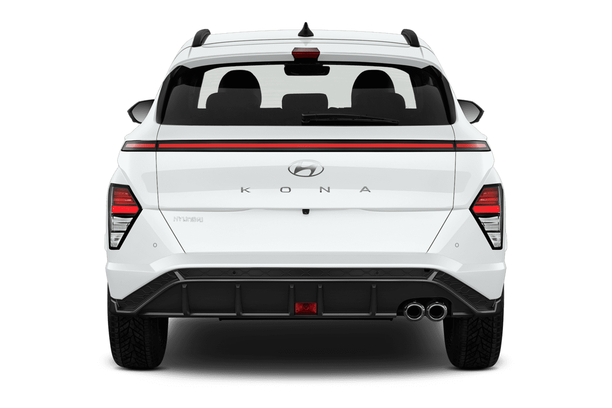 Heckansicht eines Hyundai Kona