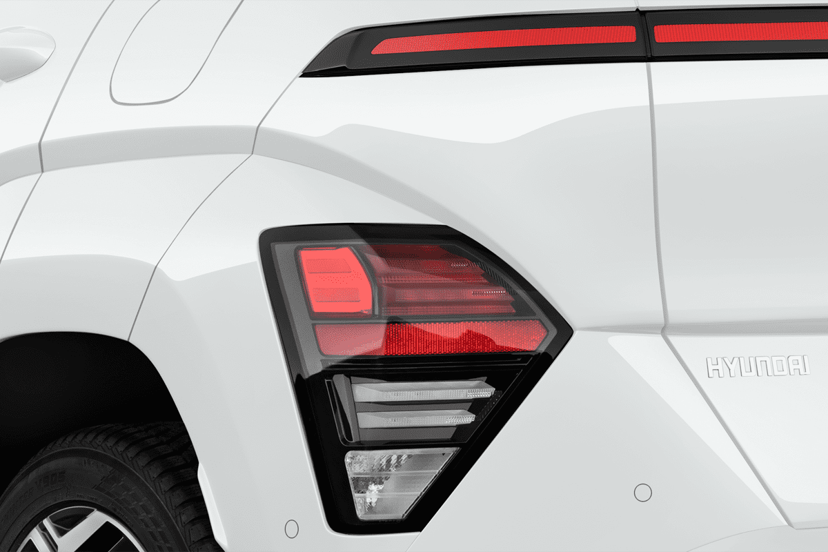 Heckleuchten eines Hyundai Kona