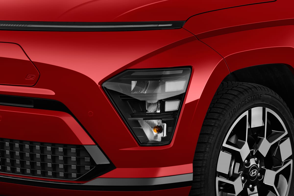 Frontscheinwerfer eines Hyundai Kona Elektro