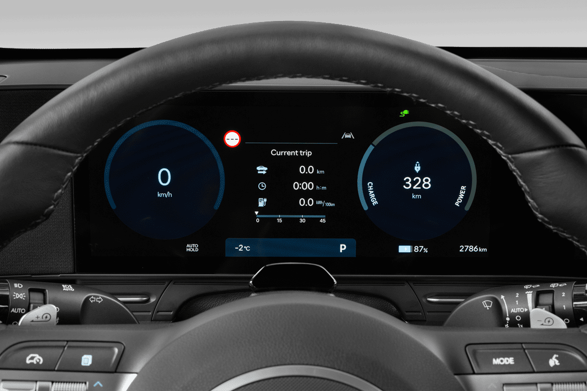 Kombiinstrument eines Hyundai Kona Elektro