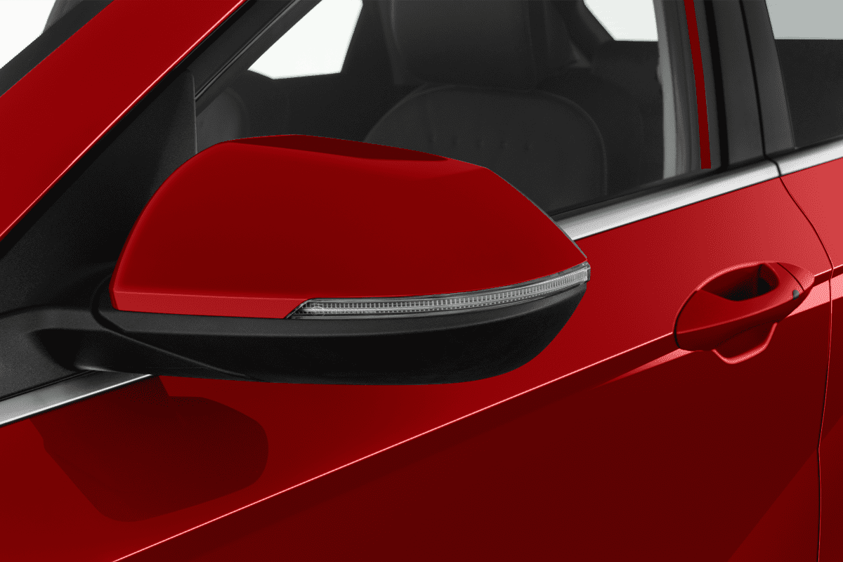 Rückspiegel eines Hyundai Kona Elektro
