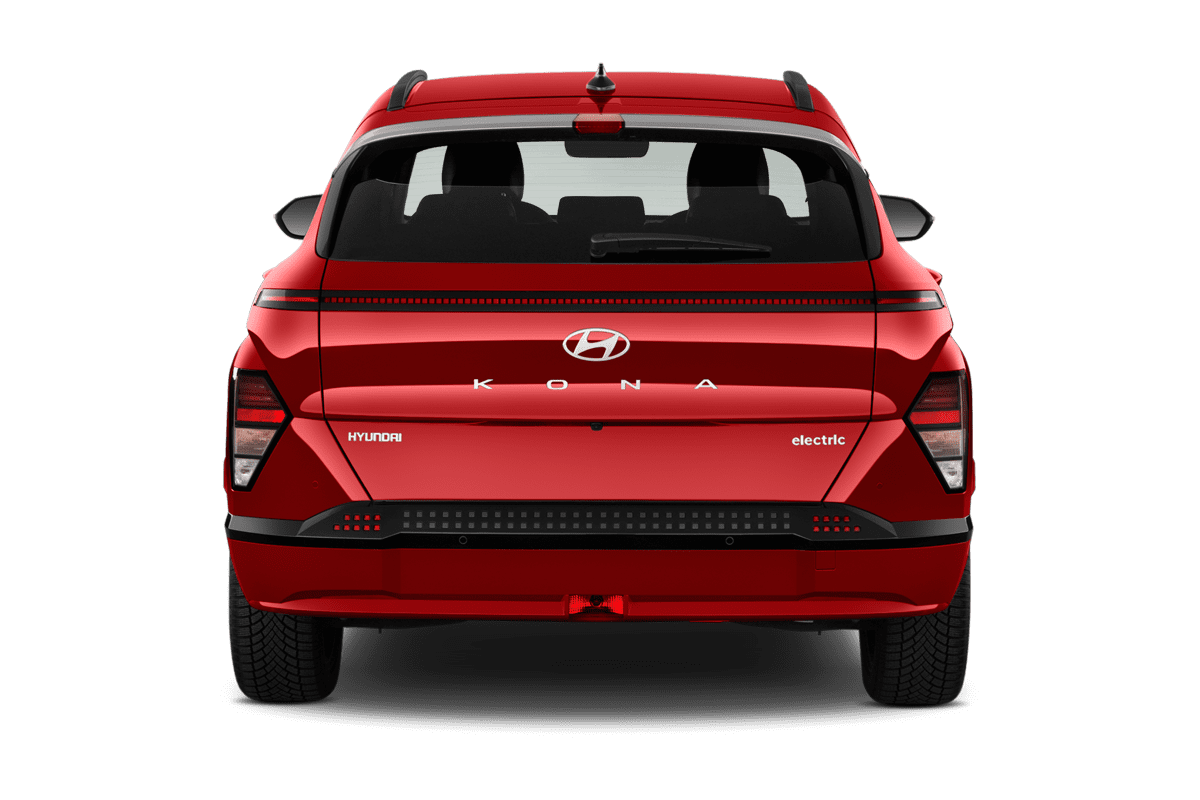 Heckansicht eines Hyundai Kona Elektro