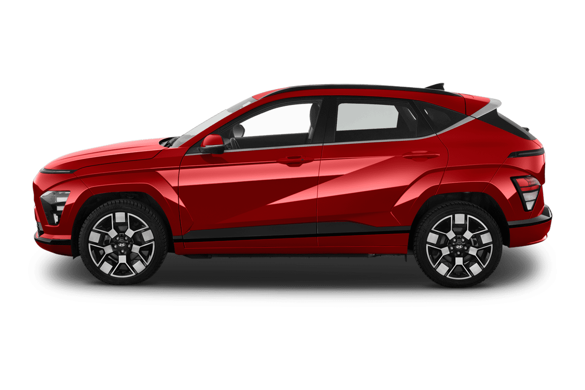 Seitenansicht eines Hyundai Kona Elektro