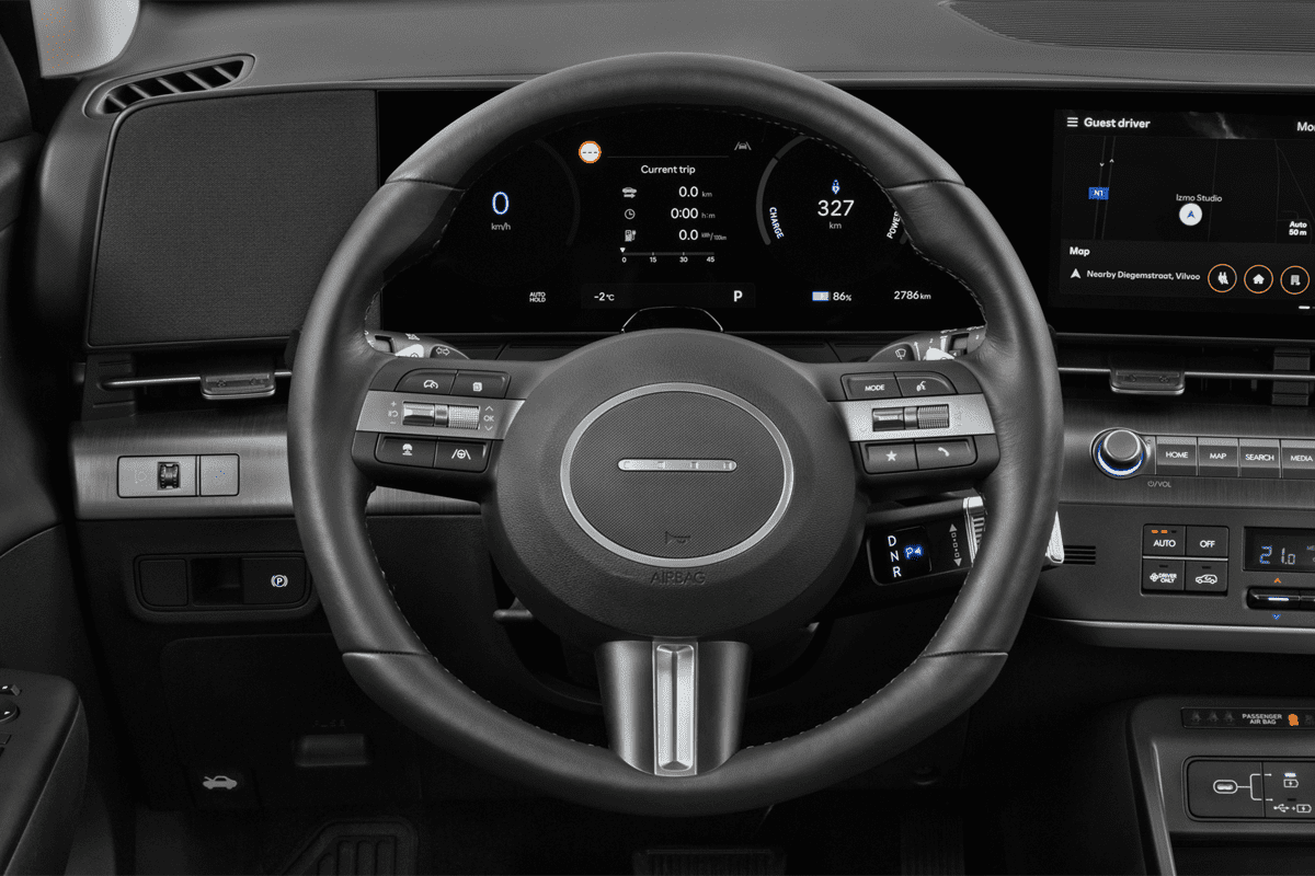 Lenkrad eines Hyundai Kona Elektro