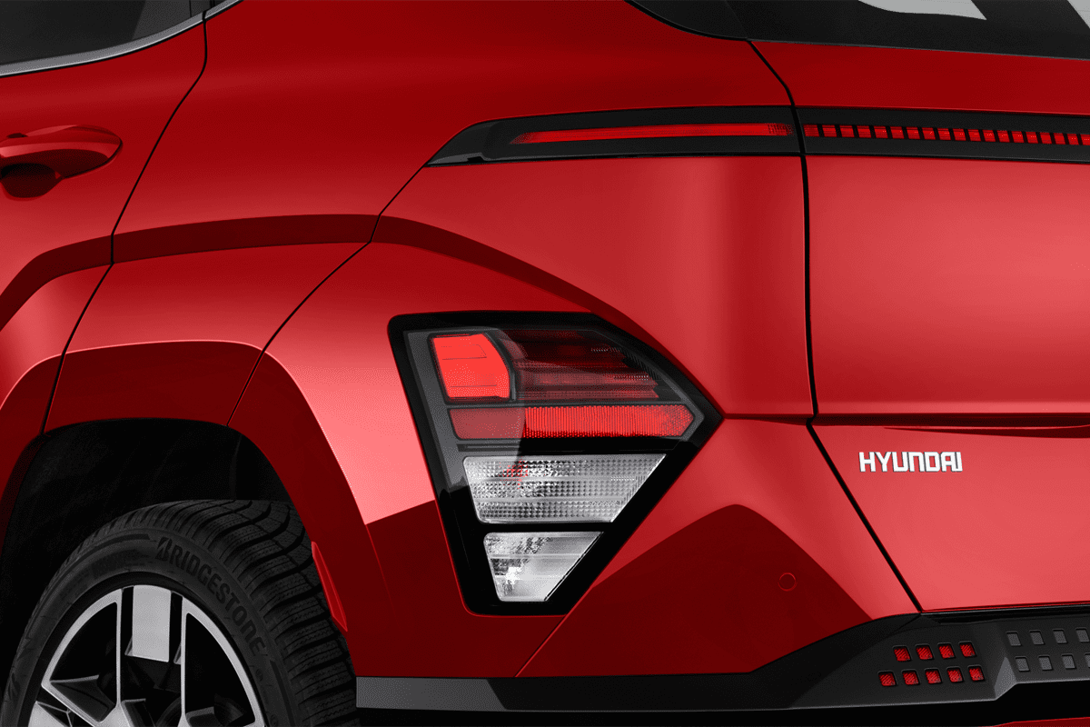 Heckleuchten eines Hyundai Kona Elektro