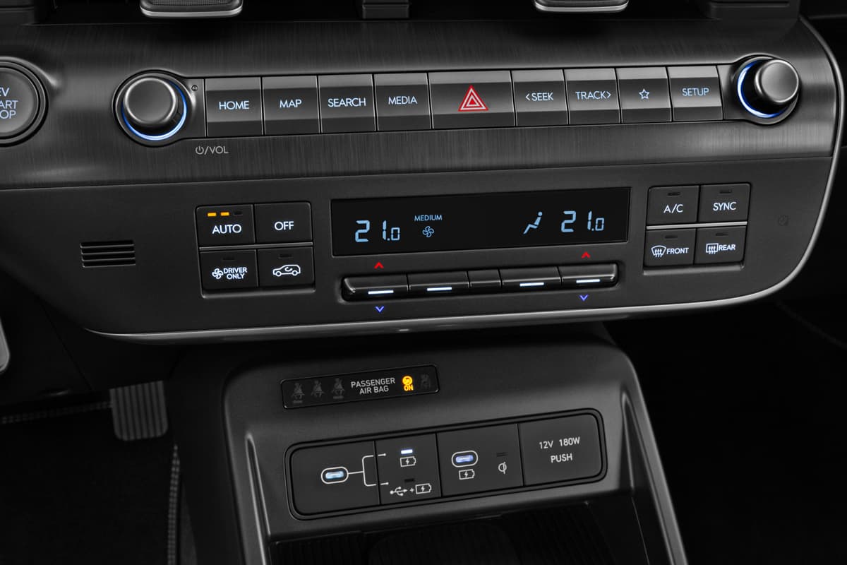 Klimasteuerung eines Hyundai Kona Elektro