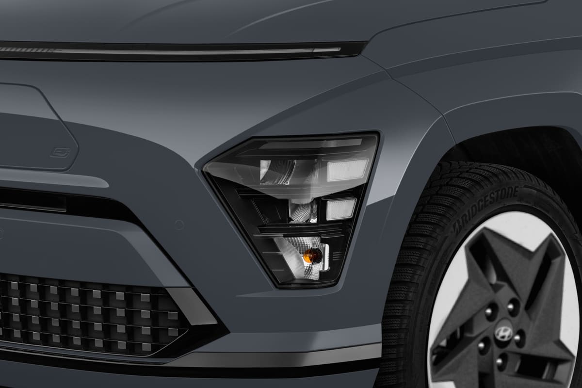 Frontscheinwerfer eines Hyundai Kona Elektro