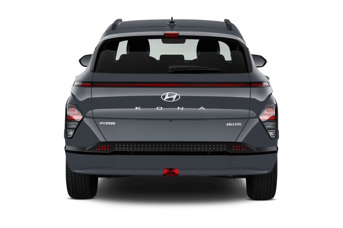 Heckansicht eines Hyundai Kona Elektro