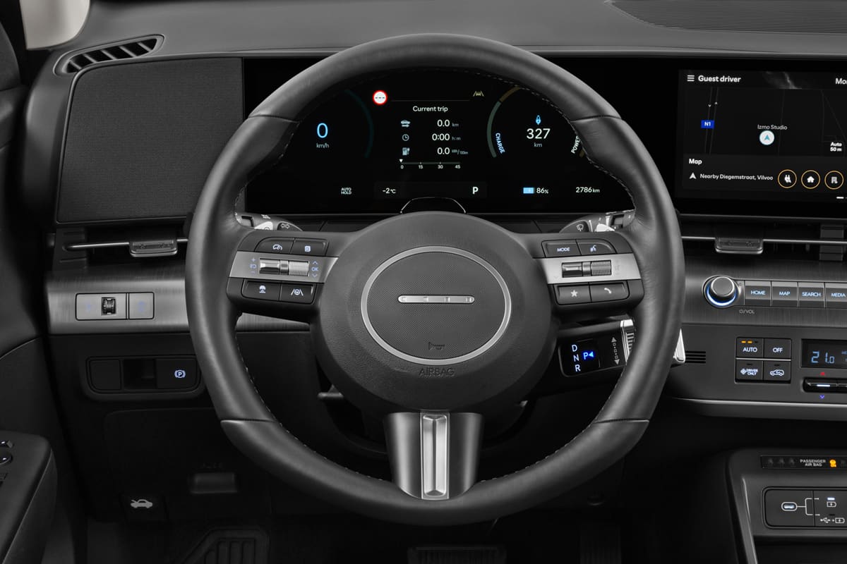 Lenkrad eines Hyundai Kona Elektro