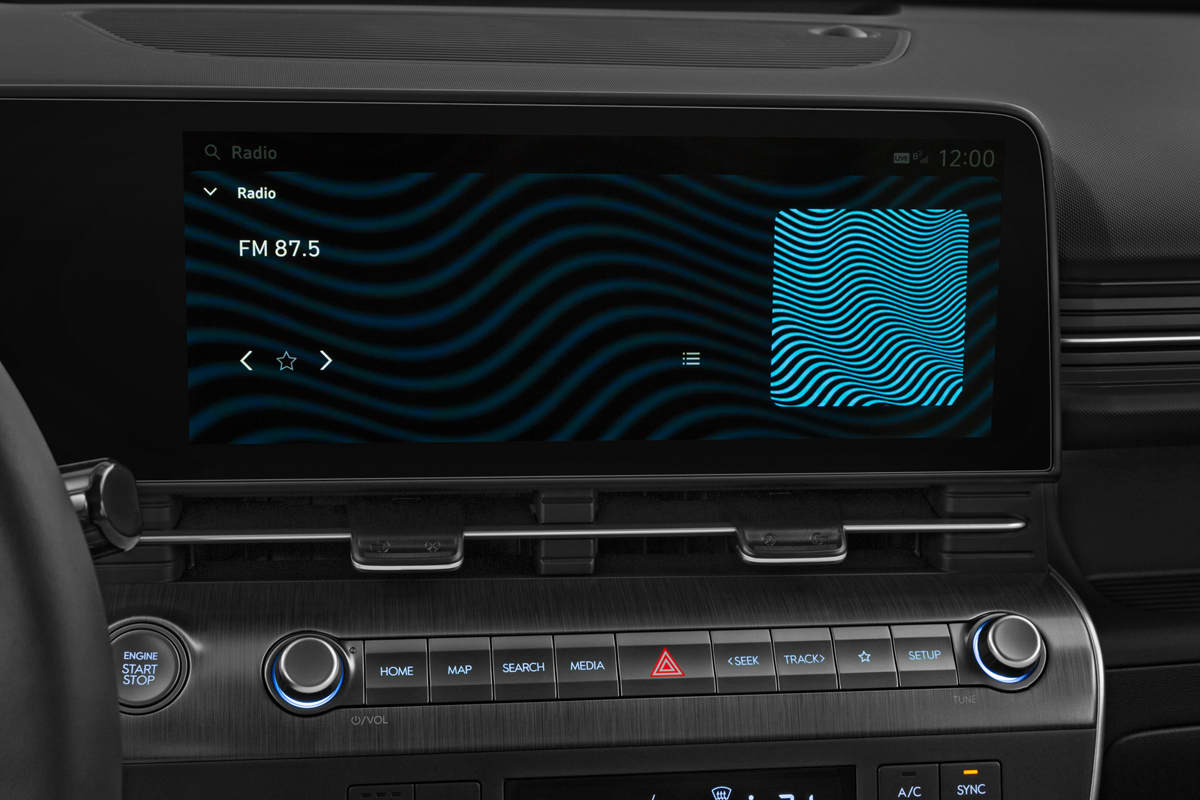 Audiosystem eines Hyundai Kona Hybrid 