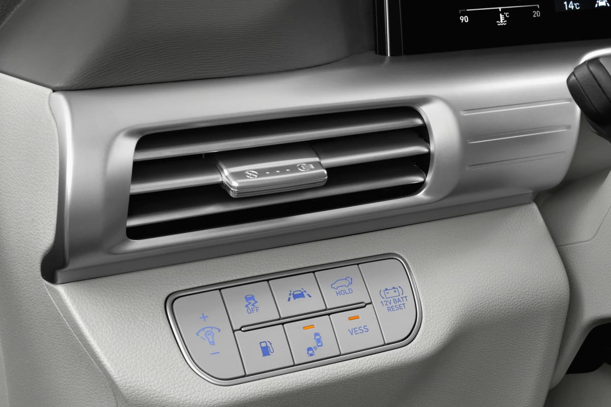 Lüftung eines Hyundai Nexo