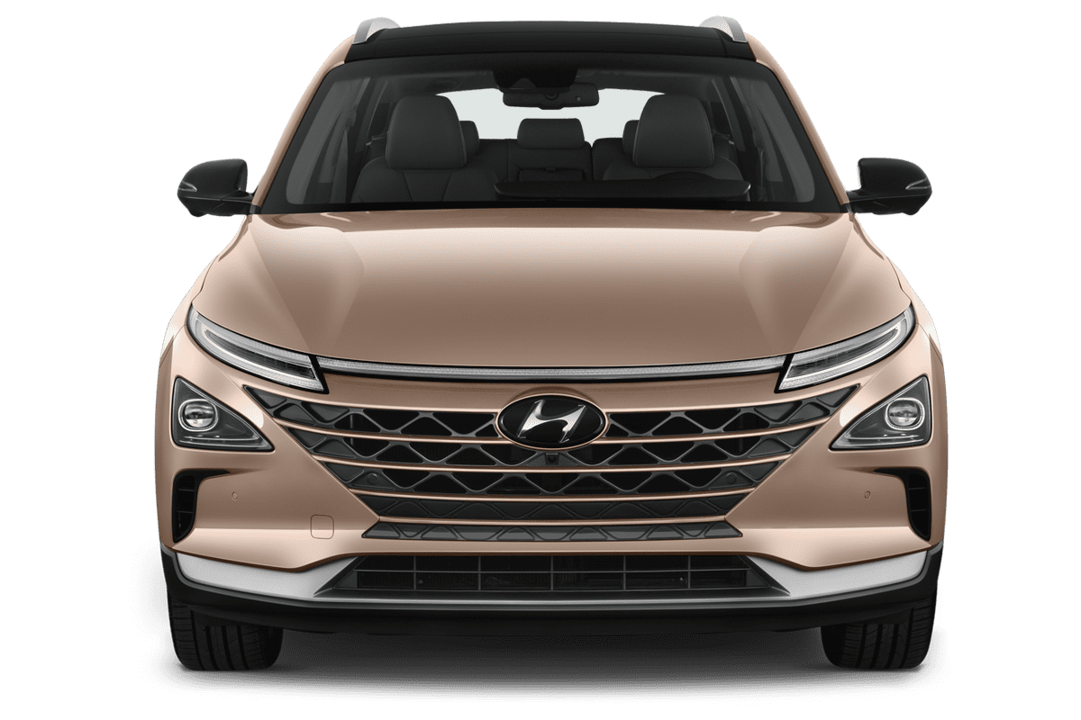 Frontansicht eines Hyundai Nexo, freigestellt