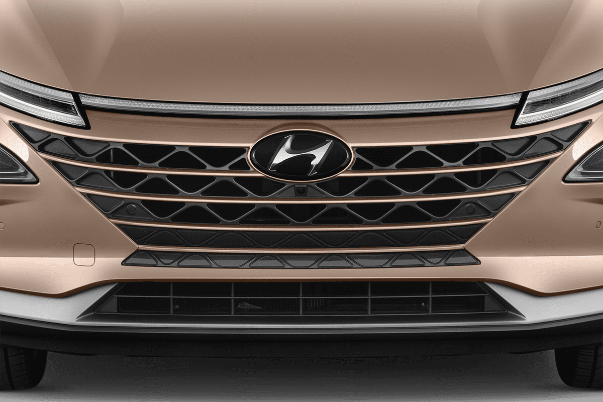 Kühlergrill eines Hyundai Nexo
