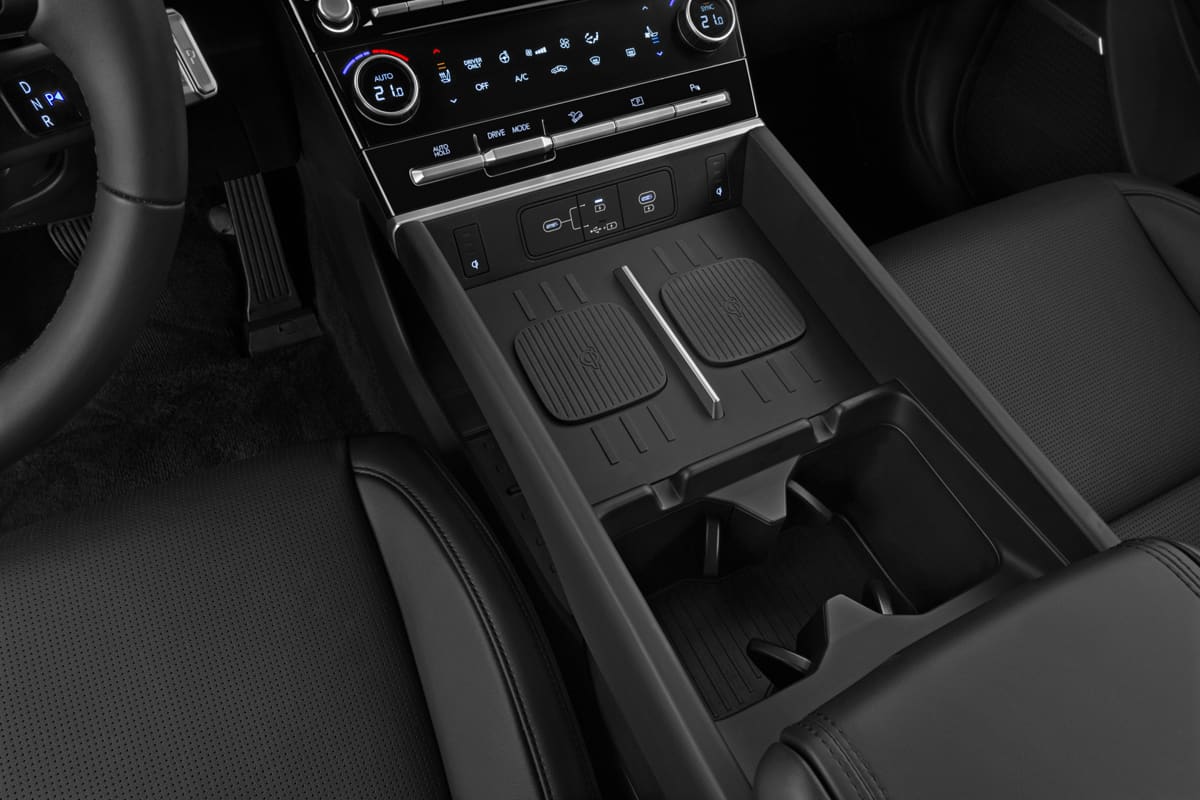 Schaltknüppel eines Hyundai Santa Fe Hybrid