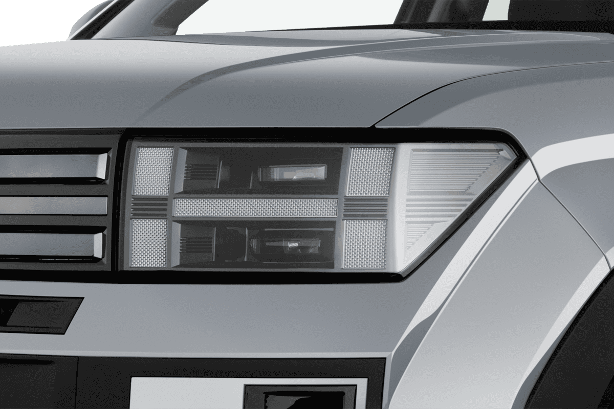 Frontscheinwerfer eines Hyundai Santa Fe Hybrid