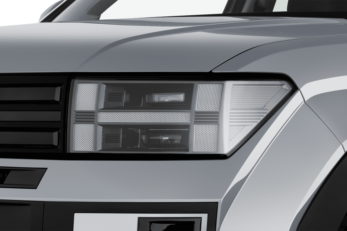 Frontscheinwerfer eines Hyundai Santa Fe Hybrid