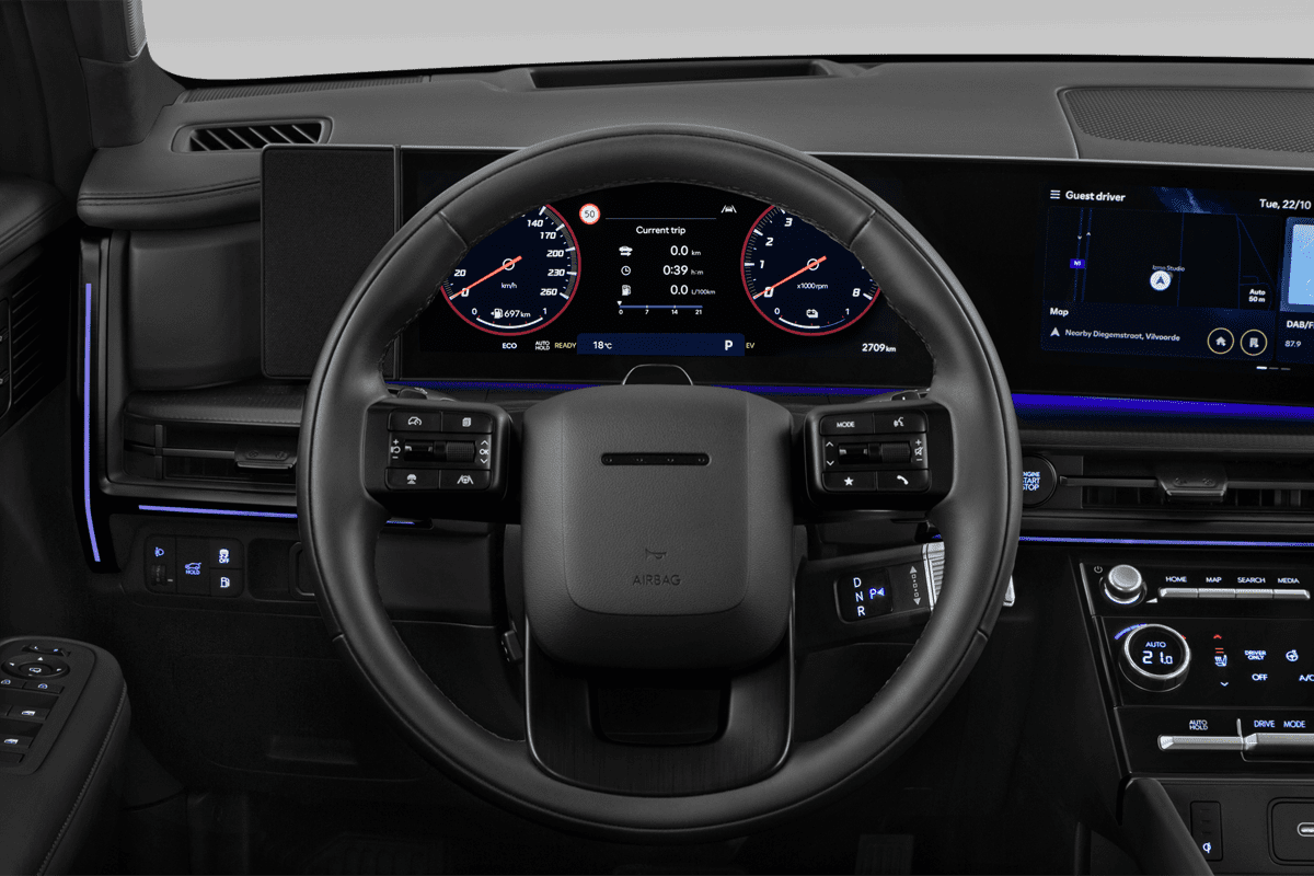 Lenkrad eines Hyundai Santa Fe Plug-in-Hybrid