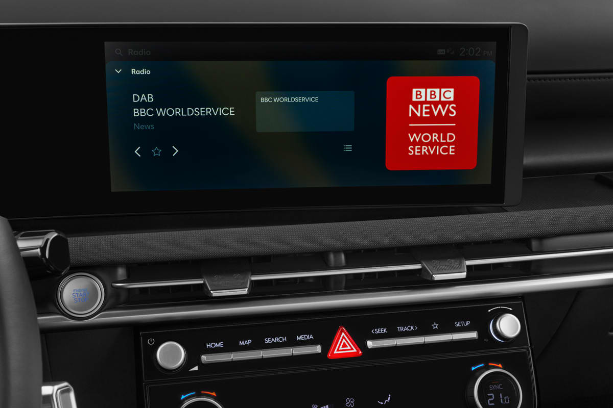 Audiosystem eines Hyundai Tucson