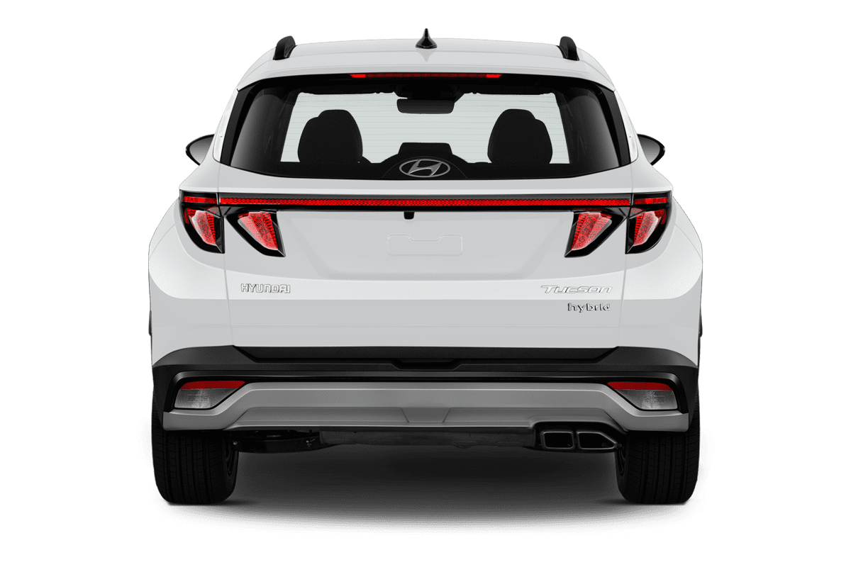 Heckansicht eines Hyundai Tucson Plug-in-Hybrid