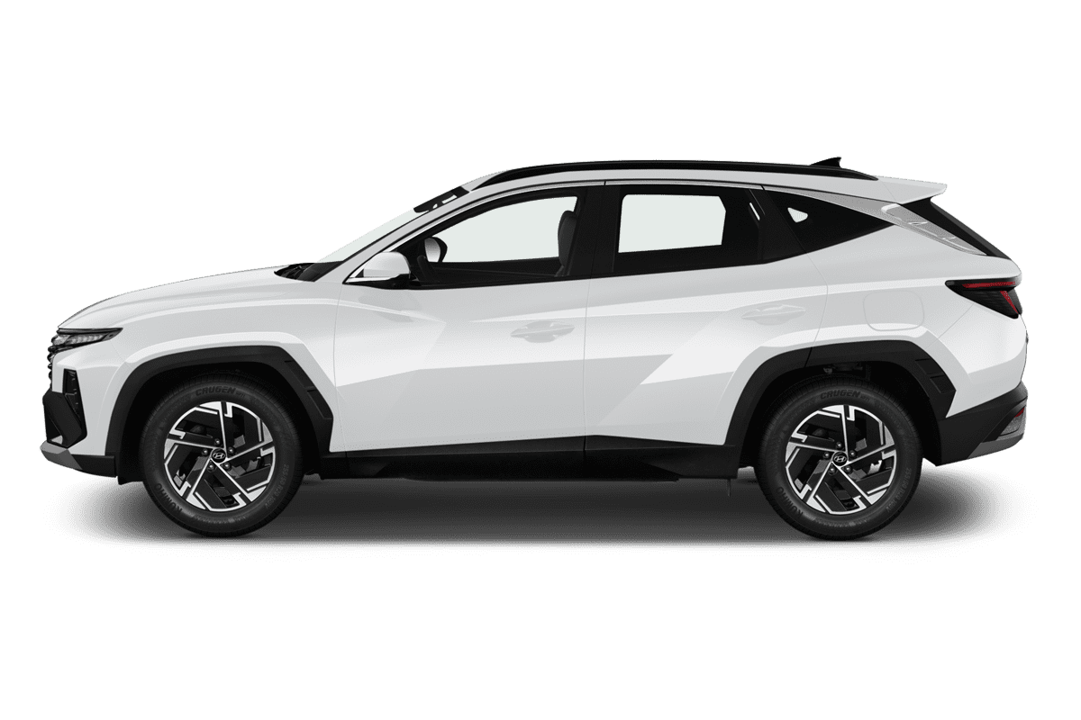 Seitenansicht eines Hyundai Tucson Plug-in-Hybrid