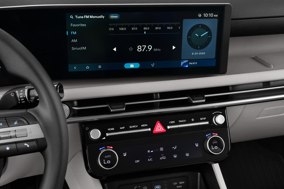 Audiosystem eines Hyundai Tucson Hybrid (neues Modell)