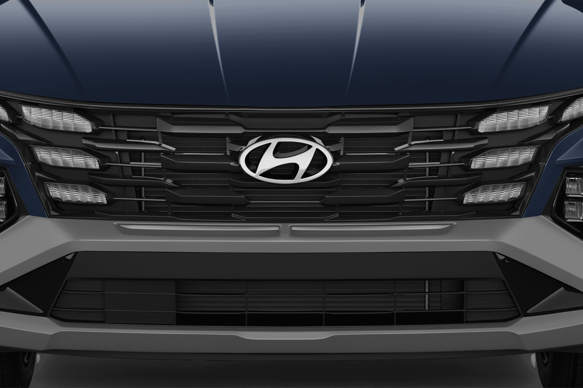 Kühlergrill eines Hyundai Tucson Hybrid (neues Modell)