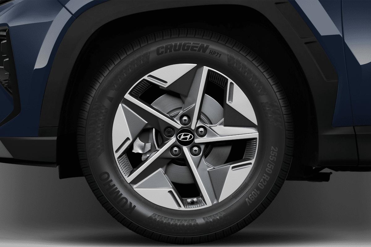 Radkappe oder Felge eines Hyundai Tucson Hybrid (neues Modell)