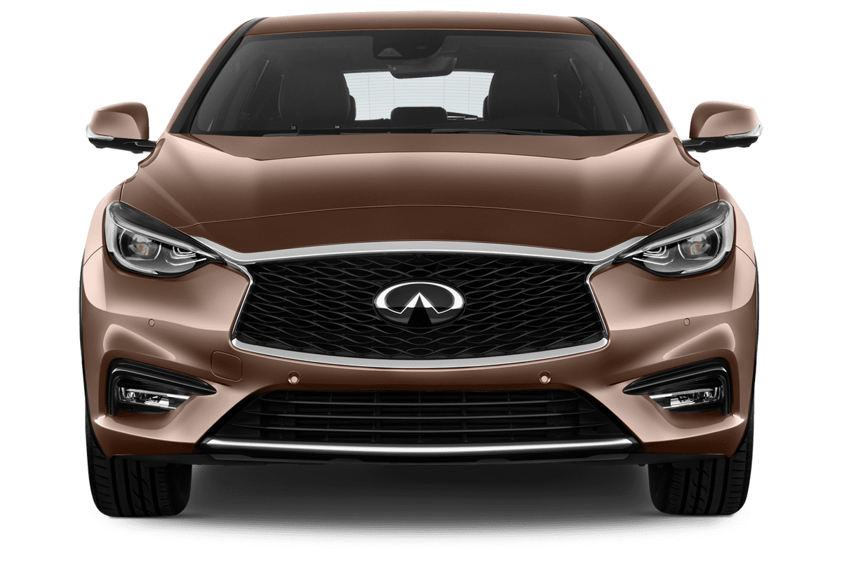 Frontansicht eines Infiniti Q30, freigestellt