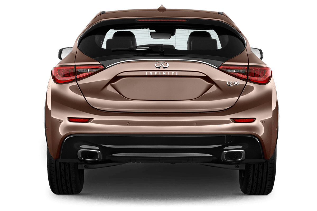 Heckansicht eines Infiniti Q30