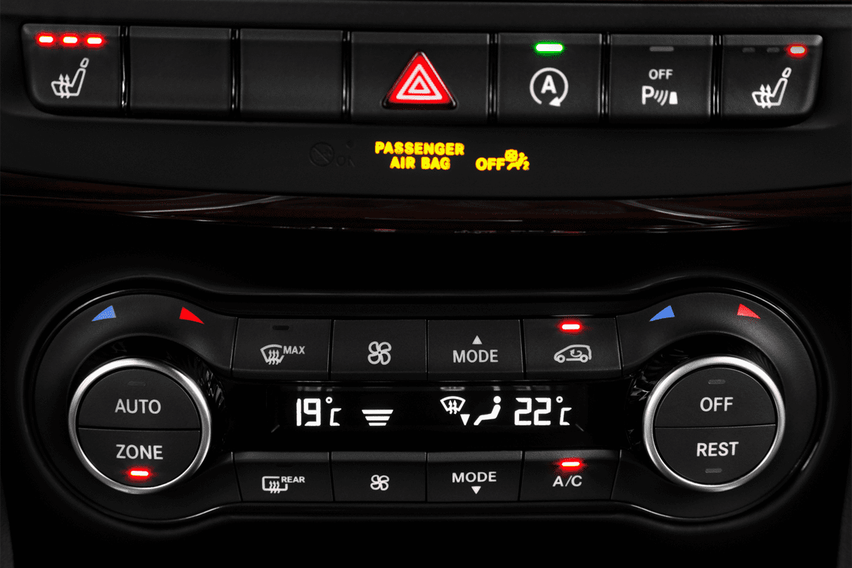 Klimasteuerung eines Infiniti Q30
