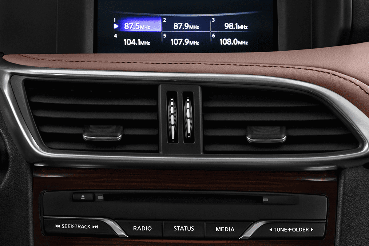 Lüftung eines Infiniti QX30