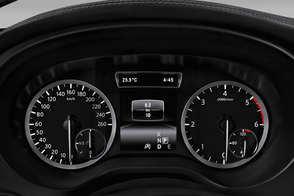 Kombiinstrument eines Infiniti QX30