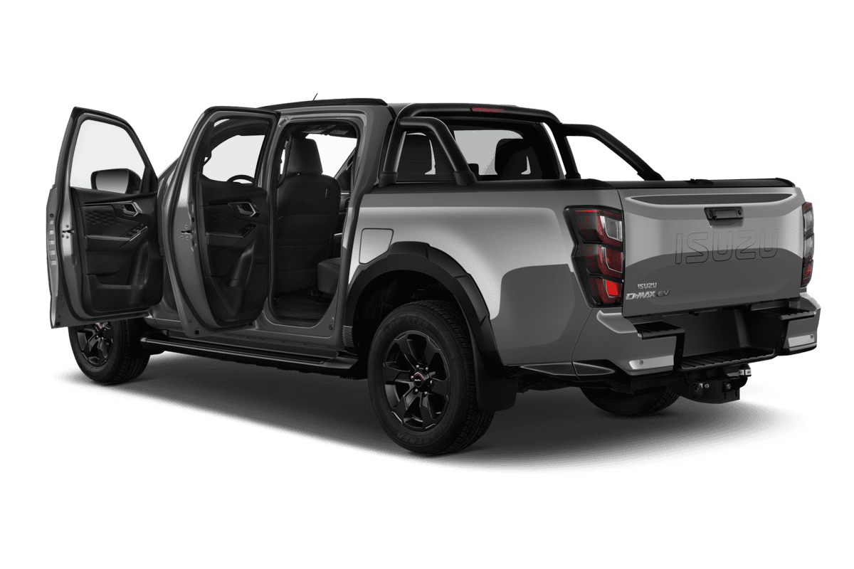 Türen eines Isuzu D-MAX Doppelkabine Pritschenwagen