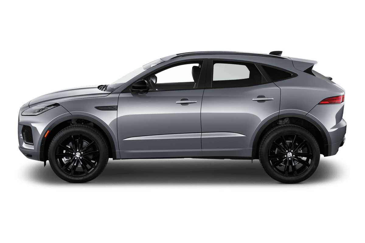 Seitenansicht eines Jaguar E-Pace Plug-in-Hybrid 