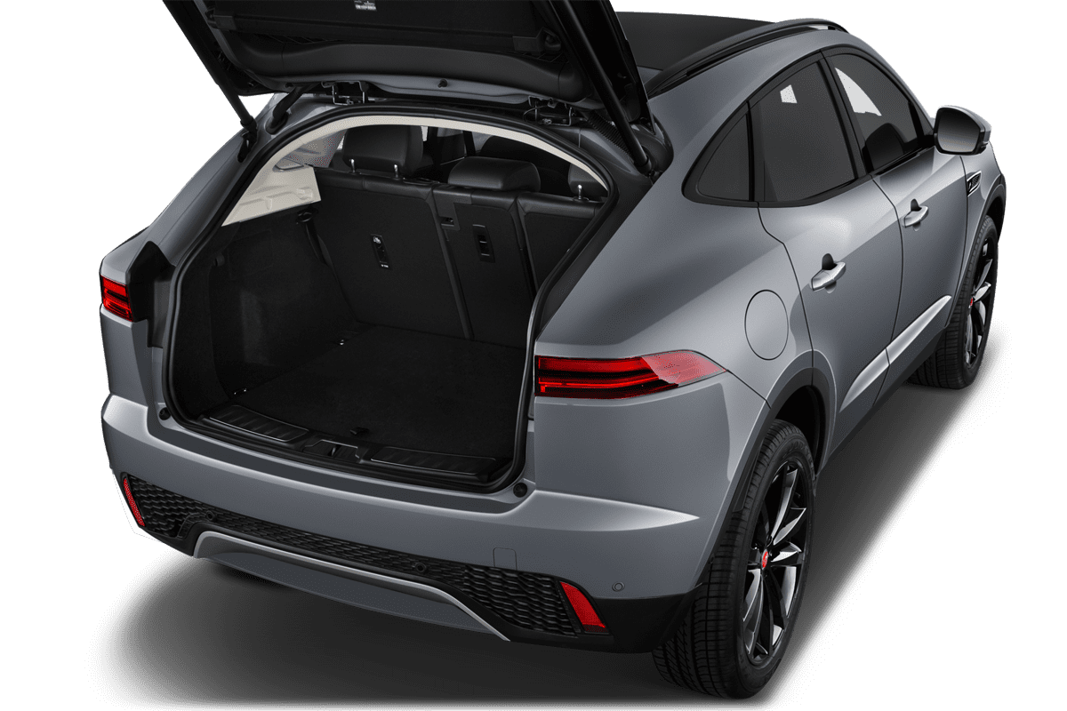 Kofferraum eines Jaguar E-Pace Plug-in-Hybrid 