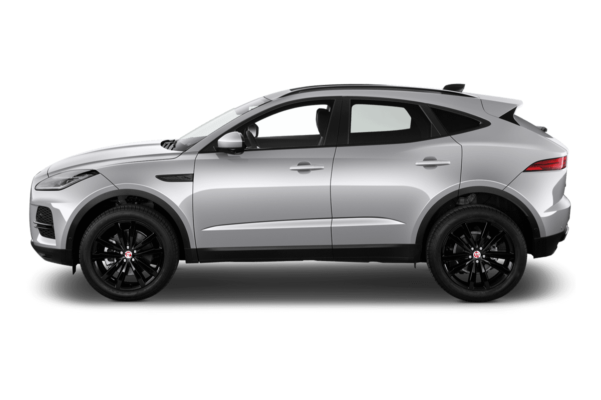 Seitenansicht eines Jaguar E-Pace