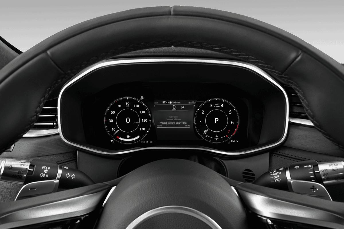 Kombiinstrument eines Jaguar F-Pace