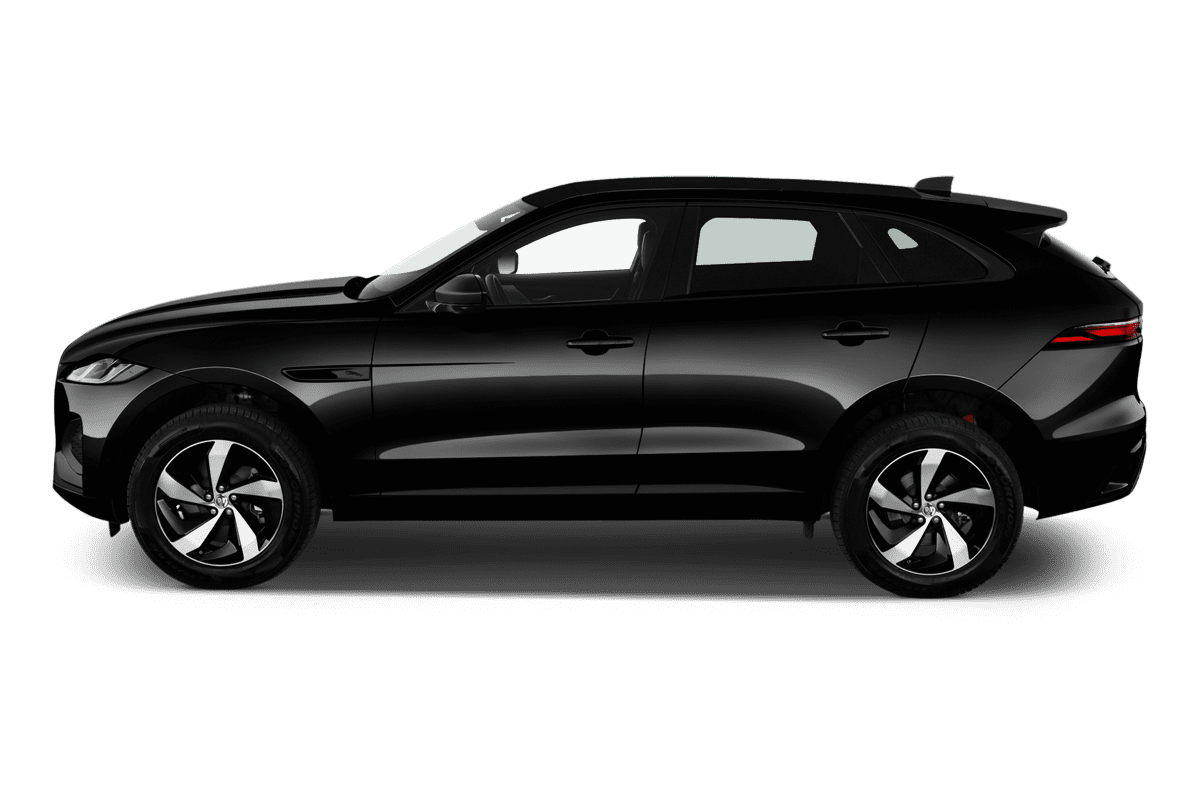 Seitenansicht eines Jaguar F-Pace