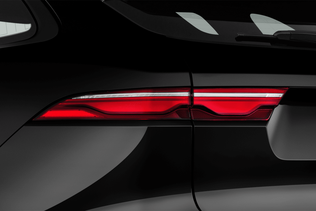Heckleuchten eines Jaguar F-Pace
