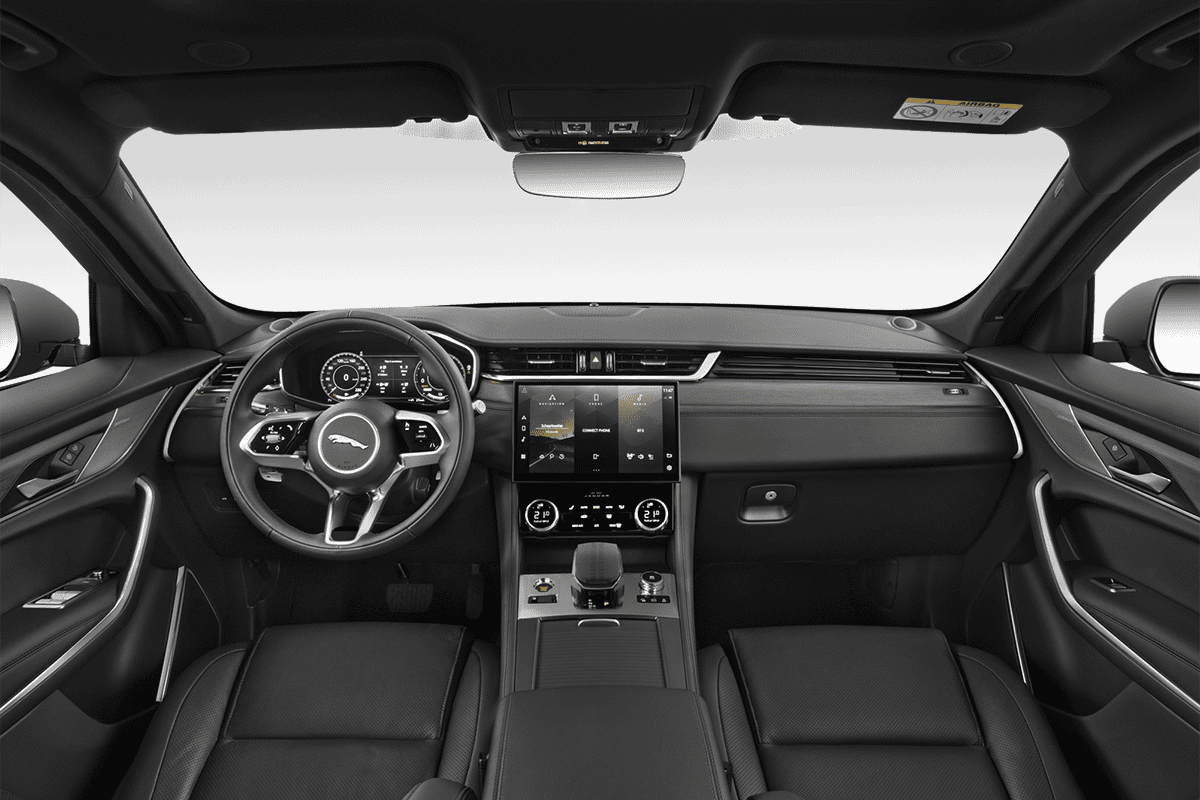 Armaturenbrett eines Jaguar F-Pace Plug-in-Hybrid