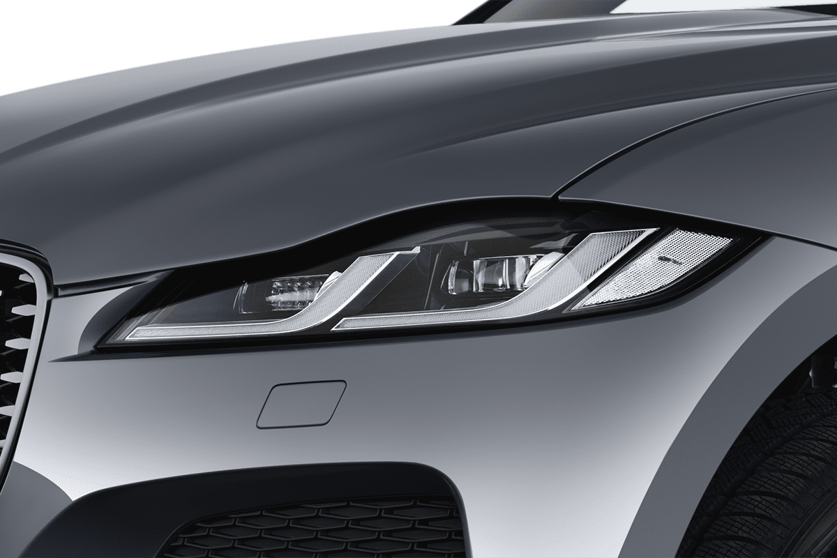 Frontscheinwerfer eines Jaguar F-Pace Plug-in-Hybrid