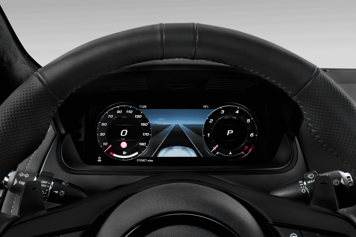 Kombiinstrument eines Jaguar F-Type Coupé