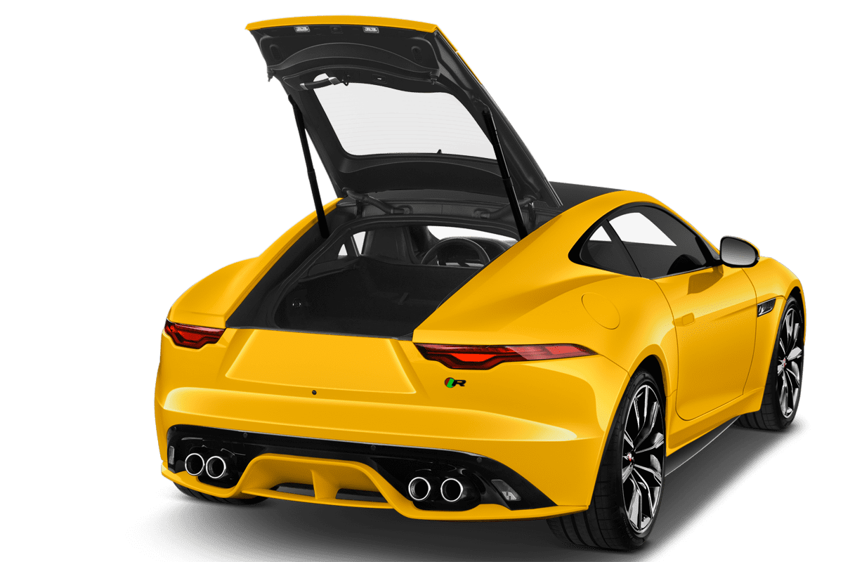 Kofferraum eines Jaguar F-Type Coupé