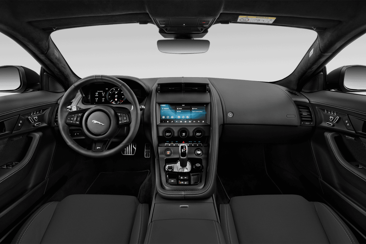 Armaturenbrett eines Jaguar F-Type Coupé